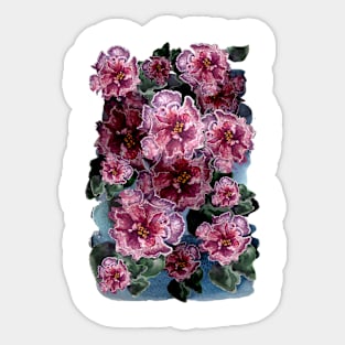 Watercolor floral Sticker